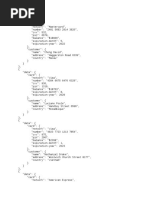 Creditcardrush JSON