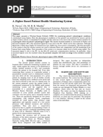 A Zigbee Based Patient Health Monitoring System: K. Navya, Dr. M. B. R. Murthy