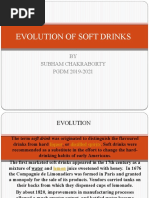 Evolution of Soft Drinks: BY Subham Chakraborty PGDM 2019-2021