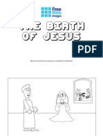 FB Birth Jesus Preschool BW