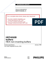 Data Sheet: HEF4050B Buffers