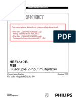 Data Sheet: HEF4519B MSI
