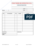 MTC-IMS-FO-15A Purchase Requisition Form