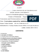 Unit 6 Corrosion Control by Inhibition - Teferi