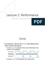 Lecture 2: Performance: CMPS 255 - Computer Architecture
