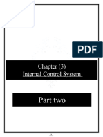 (Document Title) : Chapter (3) Internal Control System