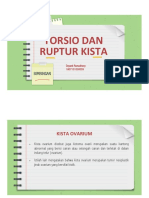 Torsio Dan Ruptur Kista