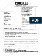 Sabine FBX 1020 PDF