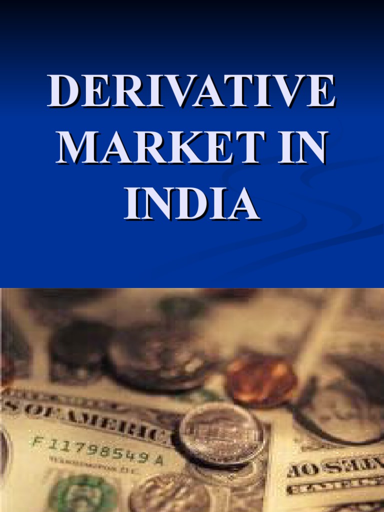 literature review on derivative market in india