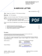 P180-Service Letter: Piaggio Aero Industries S.P.A. As