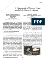 Analysis of RCS Characteristic of Dihedral Corner and Triangular Trihedral Corner Reflectors