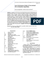 A Comprehensive Performance Study of Narrowband DOA Estimation Algorithms PDF