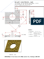 1000X1000mm CI Tree Grates With 450mm Central Dia