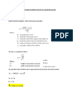 Rate of Flow Calculation