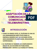 Adaptación de La Comunicación Comercial Al Telemarketing 2014