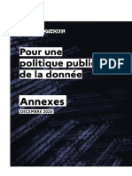 Annexes - Rapport - Pour Une Politique Publique de La Donnée