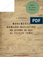 12 Monumente Romano Bizantine Din Sectorul de Vest Al Cetatii Tomis Adrian Radulescu 1966 WM Ocr PDF