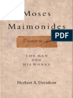 Moses Maimonides - The Man and His Works (PDFDrive)