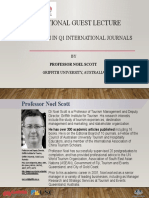 International Guest Lecture: How To Publish in Q1 International Journals