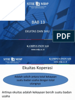 BAB 13 EKUITAS DAN SHU Koperasi