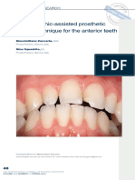 Photographic-Assisted Prosthetic Design Technique For The Anterior Teeth