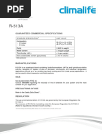 R-404A Refrigerant Technical Data | PDF | Liquids | Refrigeration