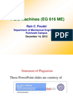 Fluid Machines (EG 616 ME) : Ram C. Poudel