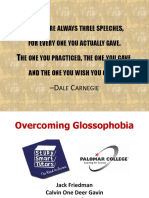 Overcoming Glossophobia - Study Smart Tutors - Presentation Slides