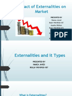 Impact of Externalities and Market Solutions