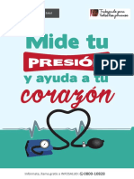 Afiche Mide Tu Presion y Ayuda A Tu Corazon