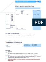 TCAS - List of TCAS 7.1 Certified Equipment: Engineering Support