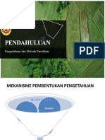 PENGETAHUAN DAN METODE PENELITIAN