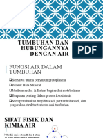 Tumbuhan Dan Hubungannya Dengan Air