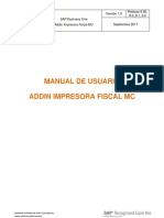 Manual de Usuario Addin Impresora Fiscal MC PDF