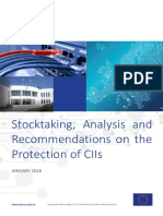 Stocktaking - Analysis and Recommendations On The Protection of CIIs