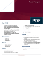 FortiNAC 8.5 Course Description-Online