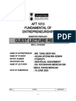 Guest Lecture Individual Assignment