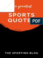 The Greatest Sports Quotes
