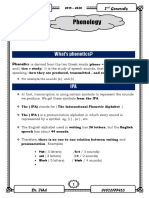 Phonology Lec 2 PDF