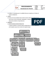 Trazabilidad Del Proceso y Liberacion de Producto