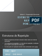 5. Estruturas de Repetição - FOR