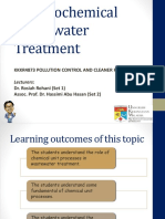 Physicochemical Wastewater Treatment Processes