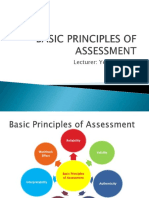 Basic Principles of Assessment