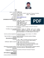 CURRICULUM VITAE Tibru Ioan PDF