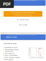 OpenFOAM Matrix Solution