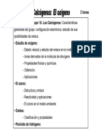 Elementos del grupo 16: Características de O, S, Se y sus compuestos