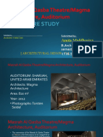 Masrah Al Qasba Theatre/Magma Architecture, Auditorium: Literature Study
