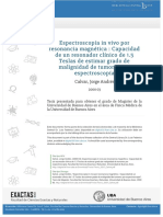 Espectroscopía in Vivo Por PDF