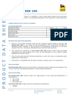 Characteristics (Typical Figures) Eni Dicrea ESX 100