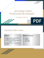 Empowering Leaders Professional Development Ead 533